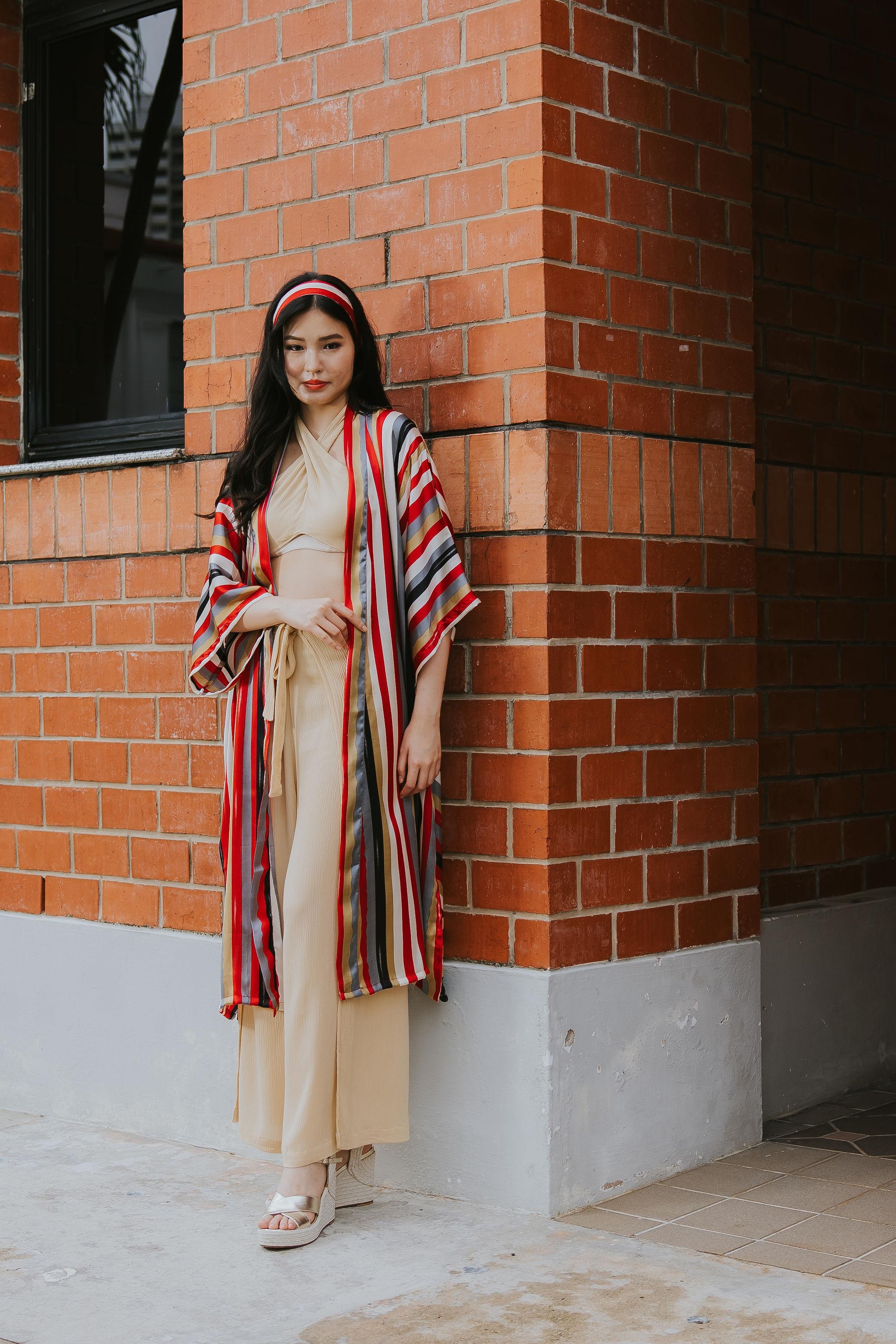 RAJA RANI | Modal Silk Long Kimono