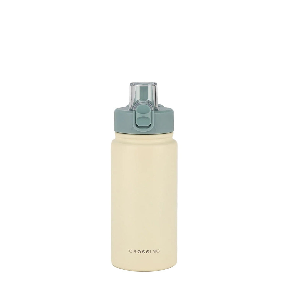 CROSSING | 480ml Urban Ceramic S/S Insulated Straw Sipper Cap Sports Bottle With Handle