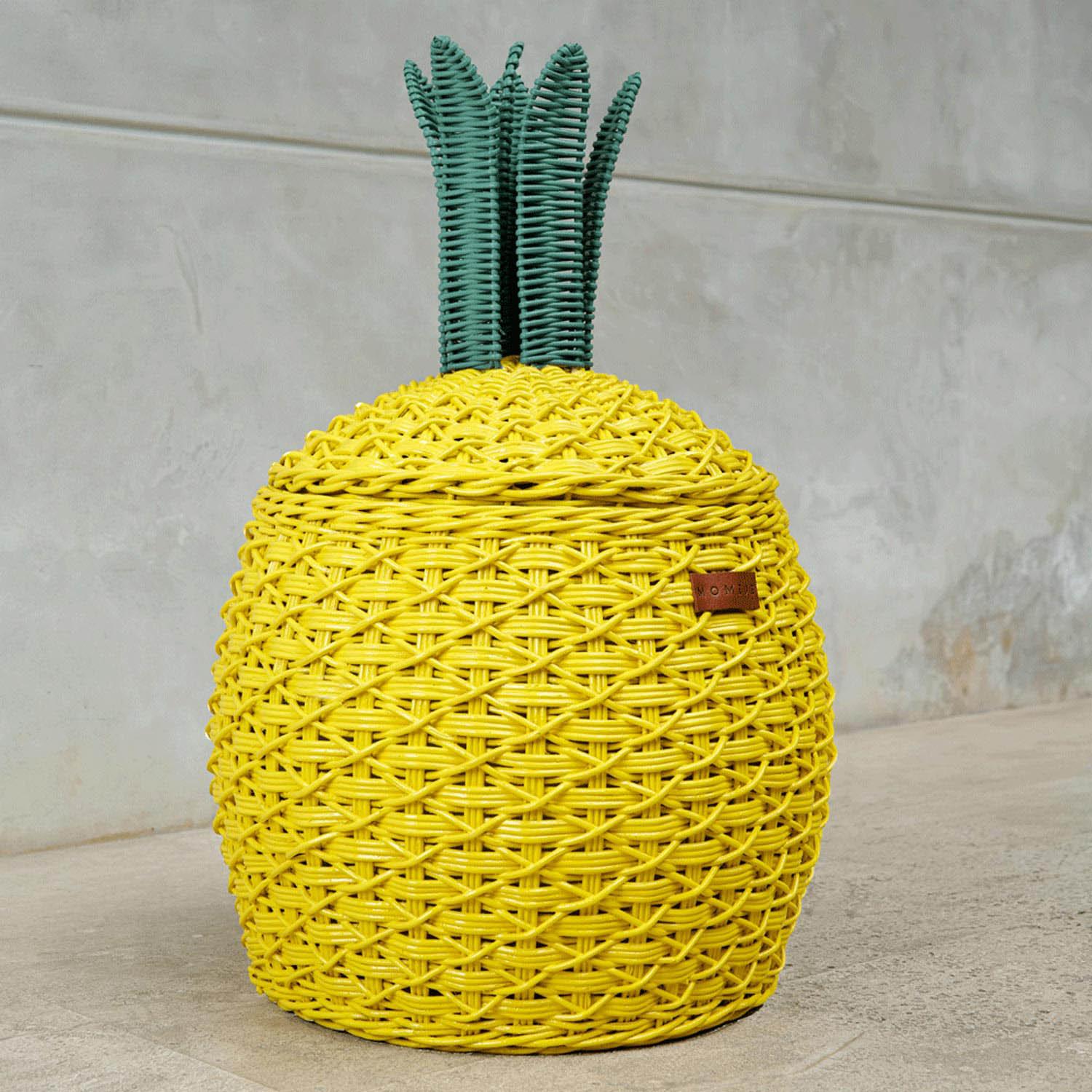 MOMIJI | Pineapple Basket - Medium Yellow