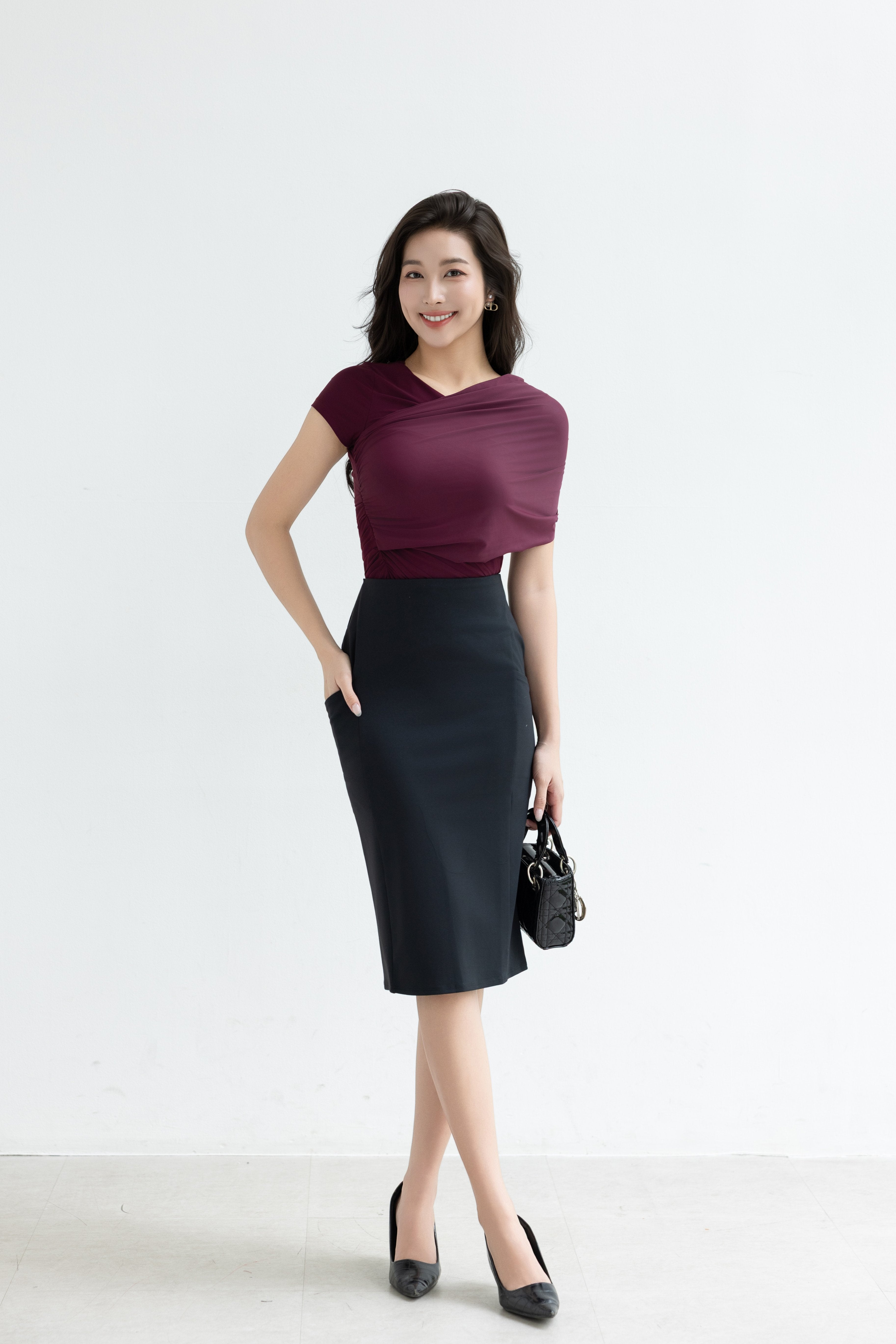 AS INTENDED | MAVE Pencil Skirt | Black