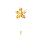 RISIS | Vanda Limbata Lapel Pin in Gold