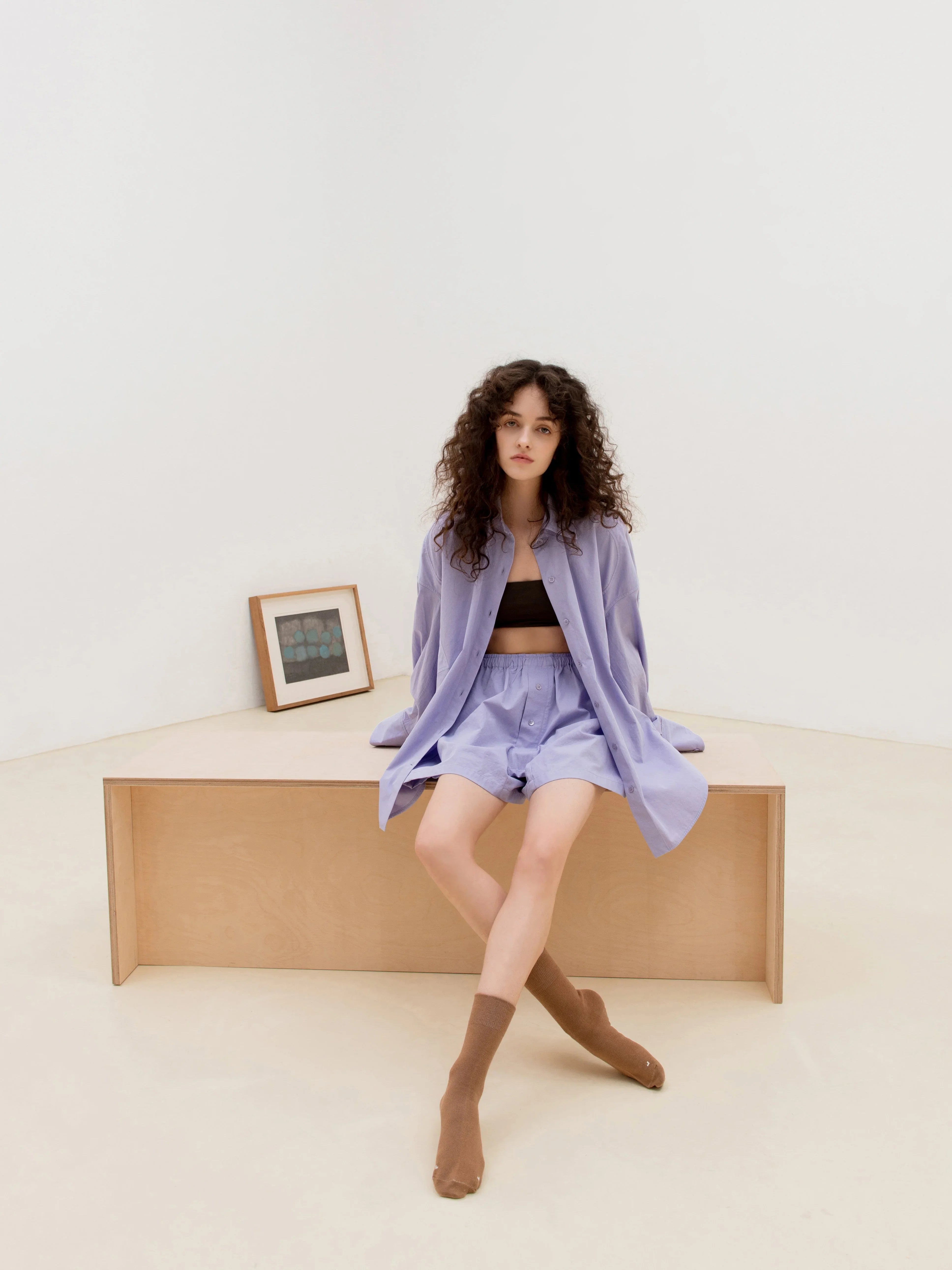 LAYERPLAN | Cirrus Pieced Oversized Shirt Layers