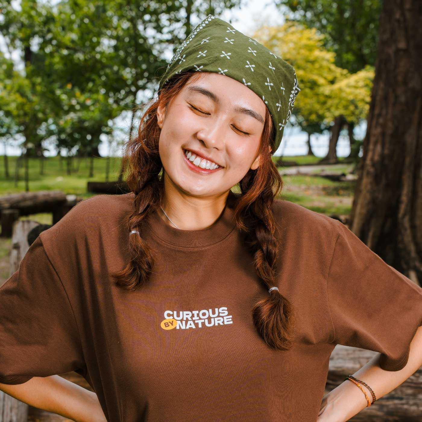 TALKING TOES | Curious by Nature Oversized Tee | Cocoa