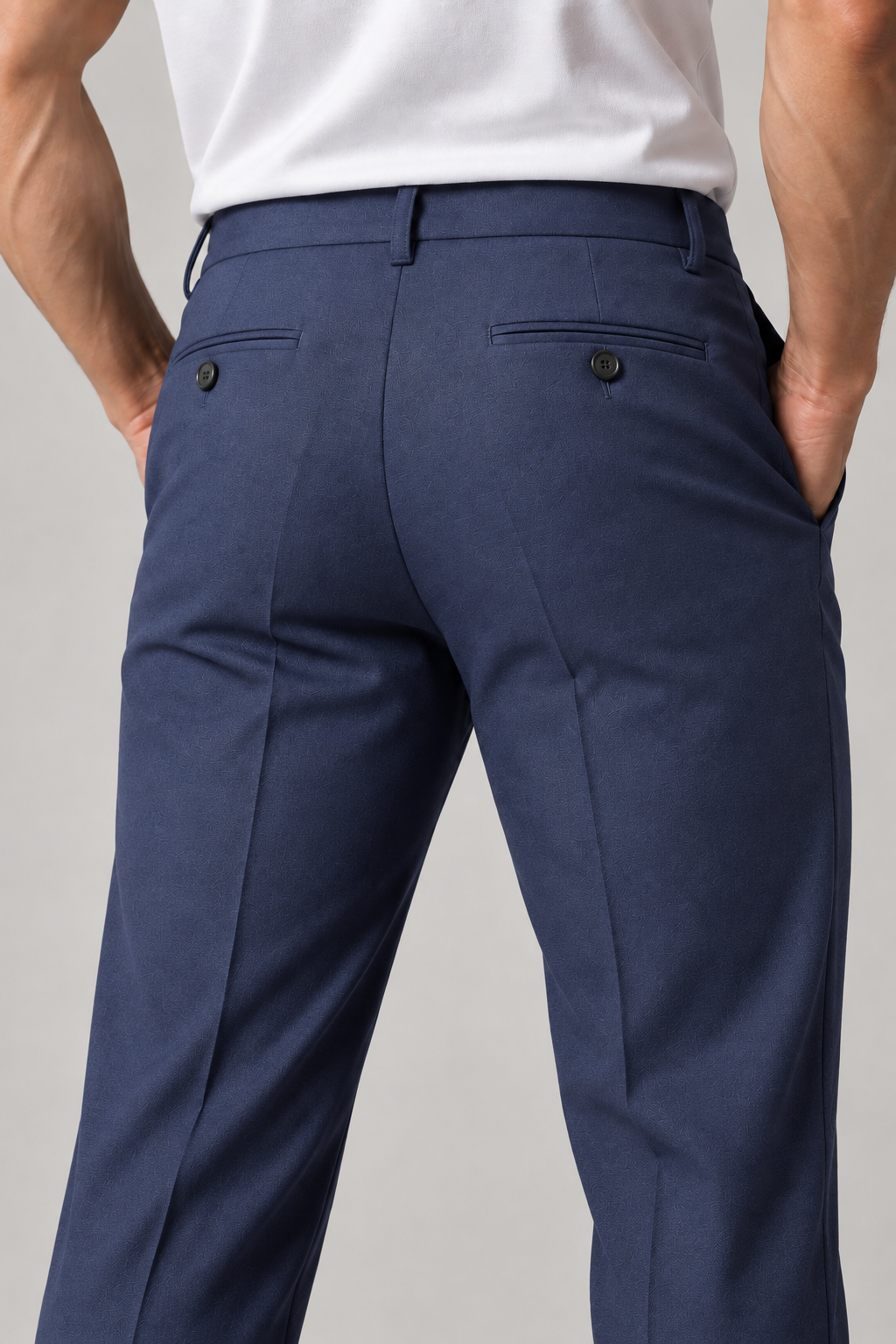 WRLD | Quintessential Trousers | BLUE
