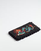 SOICOCO | Handbeaded Foldover Clutch - Dragon