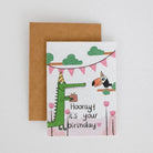 PURPLE AND PURE | Plantable Greeting Card | Hooray Its Your Birthday