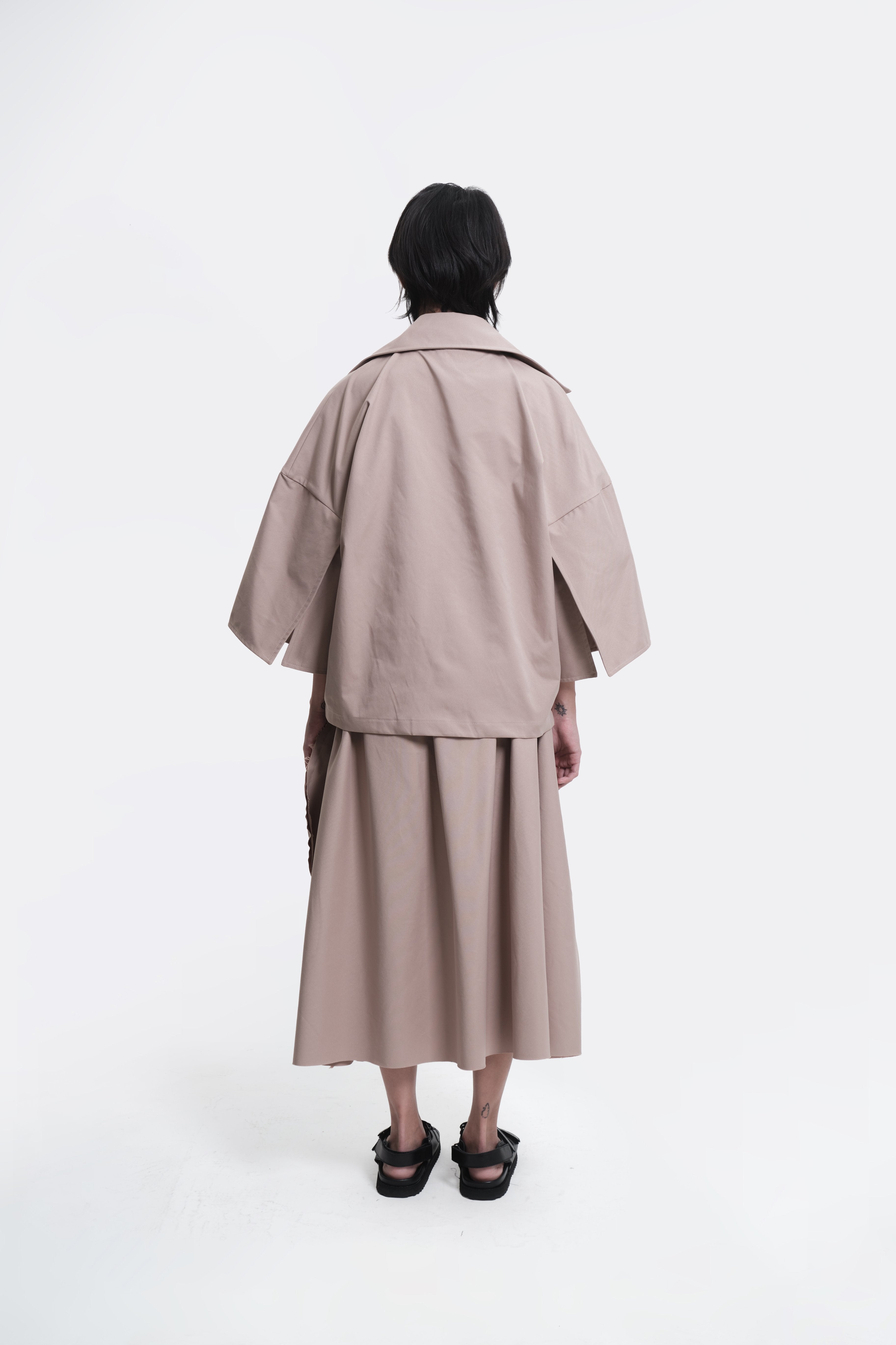 AESTHETIC PLEASURE | Semi Skirt Beige