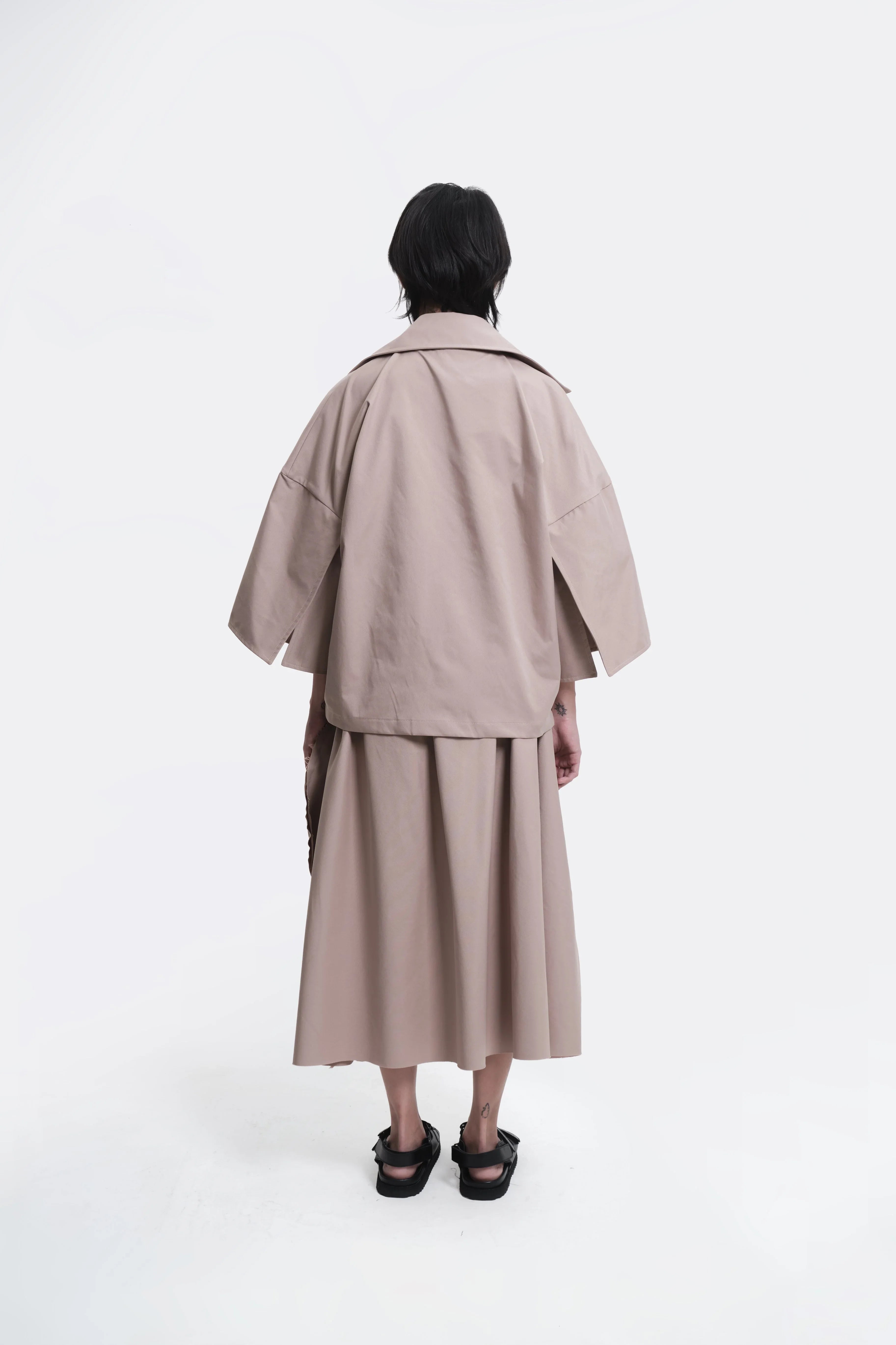 AESTHETIC PLEASURE | Semi Skirt Beige