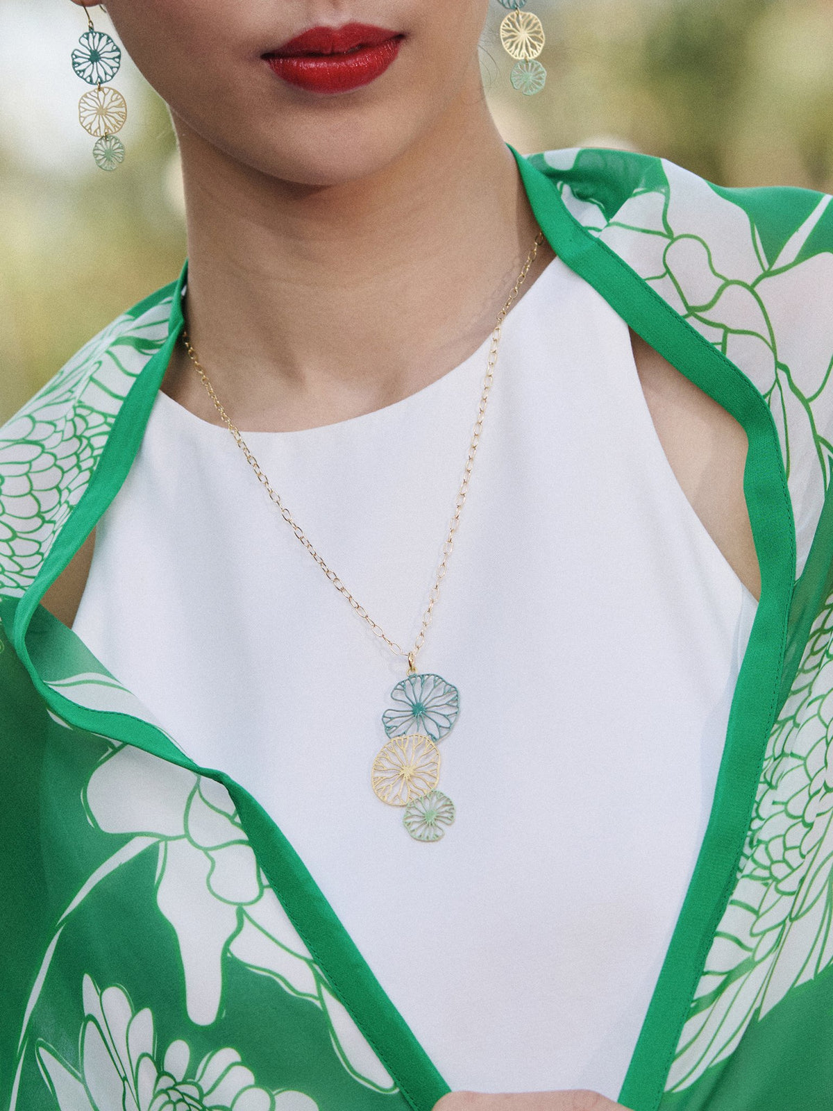 EMBRACE JEWELLERY | Lily Pad Necklace