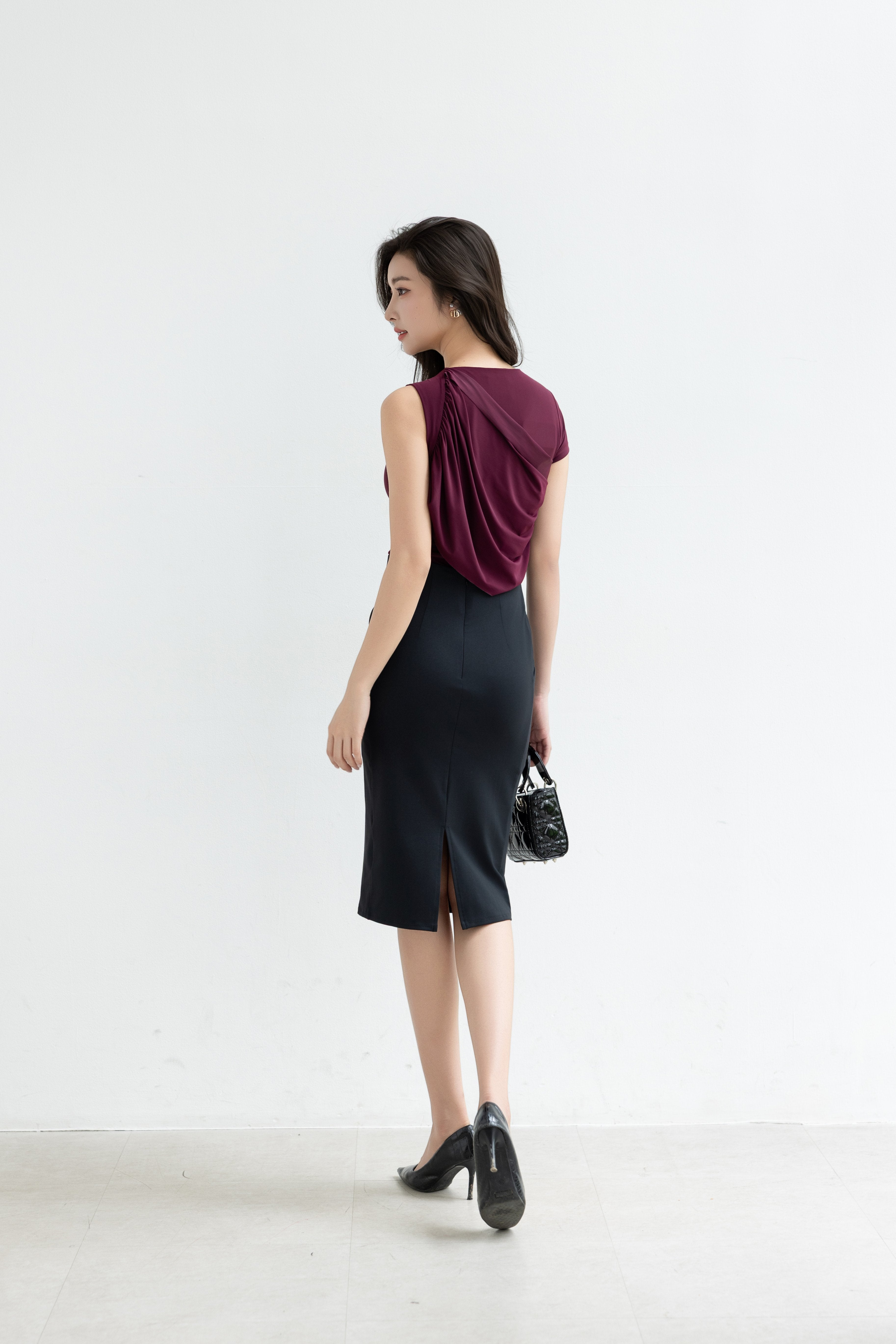 AS INTENDED | MAVE Pencil Skirt | Black