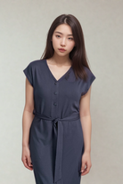 OLIVE BASICS | Ruth Reversible T-shirt Dress