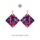 THE ANTECEDENT STORE | Bougainvillea Earrings In Blue