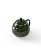 CRAFILAB | White Jade Clay Porcelain - Dark Green - Xishi Teapot