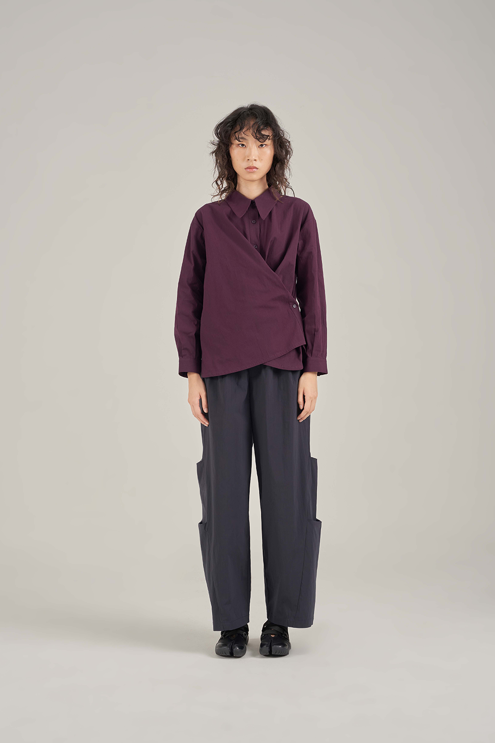 SABRINAGOH | Ira Wrap Shirt