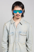 PROJECTWEAR | Eagan Sunglasses Silver/Green