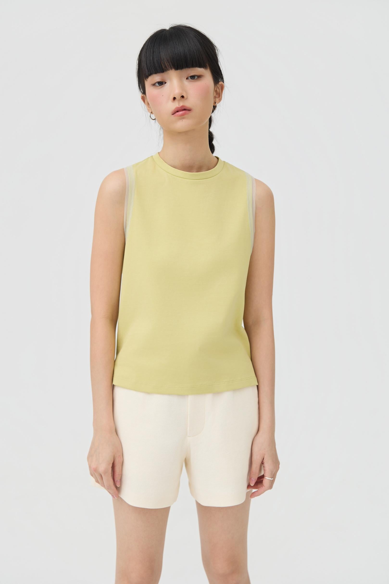 3EIGHTH | Kumo Muscle Tank | Matcha Green