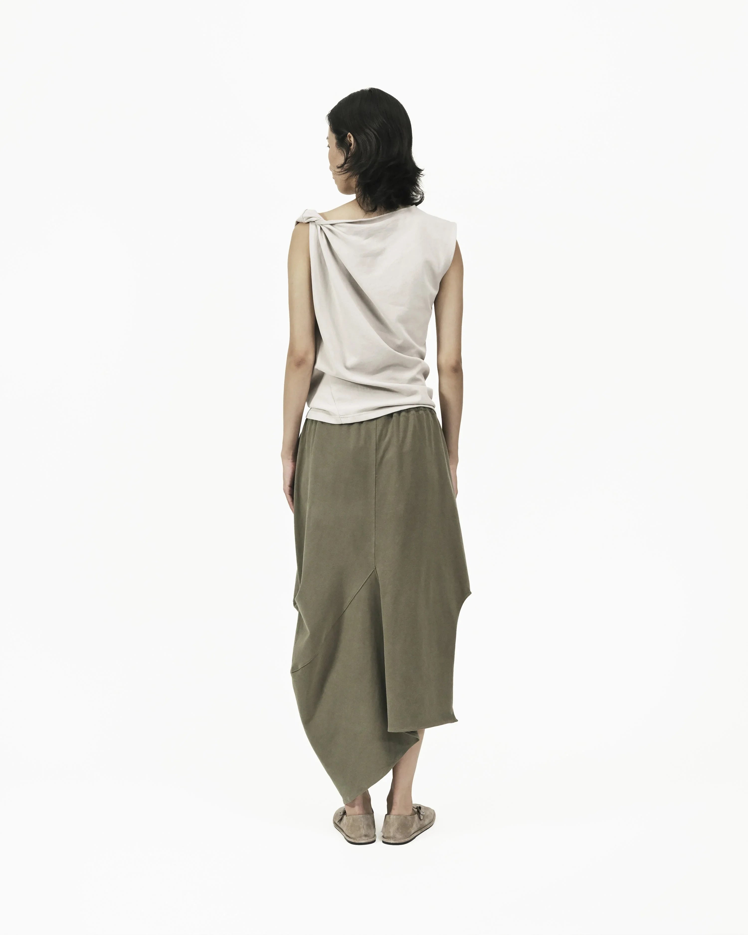 GRAYE | Twisted Knit Top - Mushroom