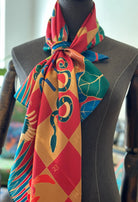 BINARY STYLE | Snake and Ladder Silk Scarf