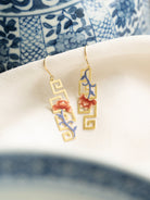 EMBRACE JEWELLERY | Peony Porcelain Earrings