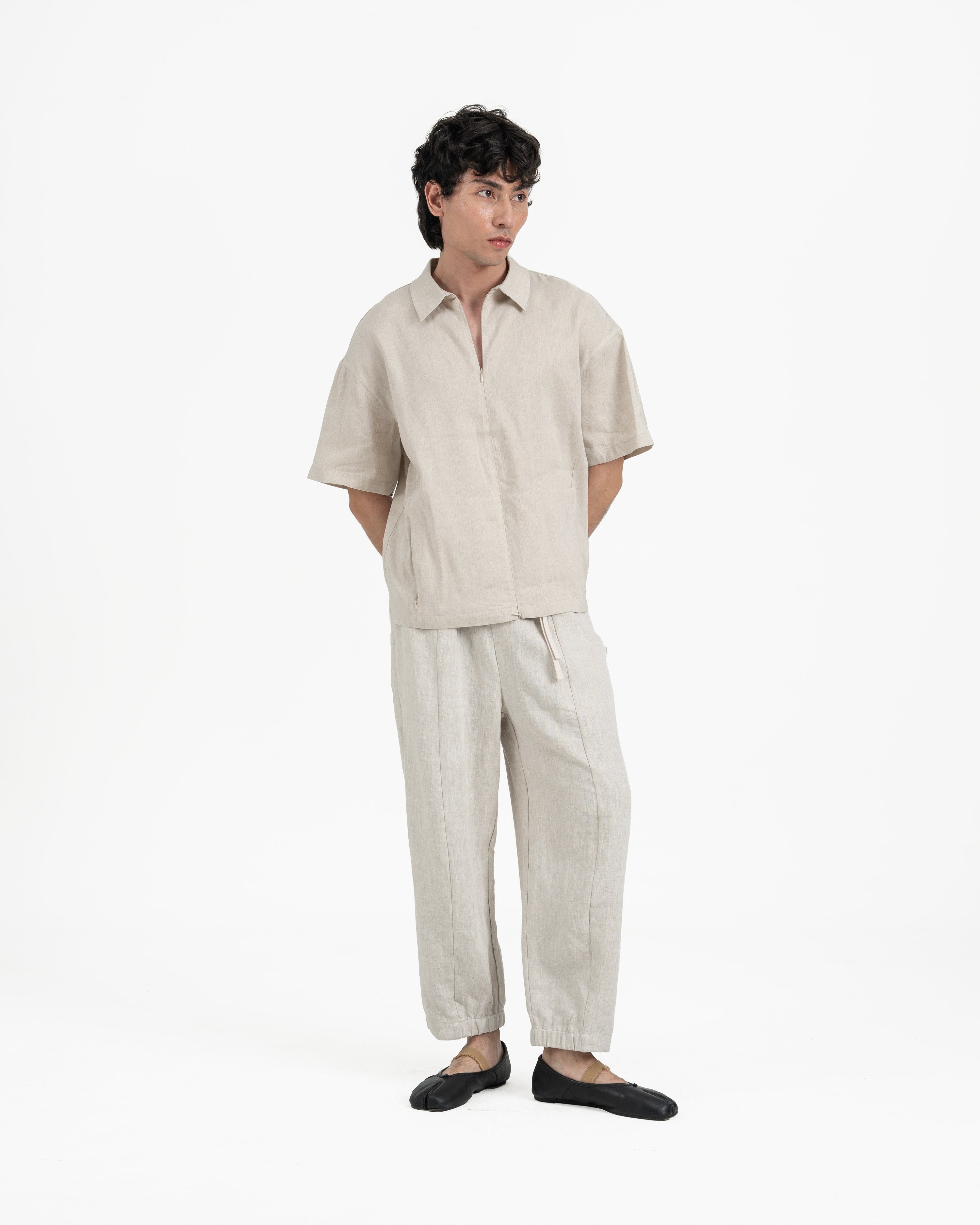 GRAYE | Technical Linen Shirt
