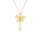 RISIS | Vanda Wee Kim Lian Orchid Long Slider Necklace in Gold