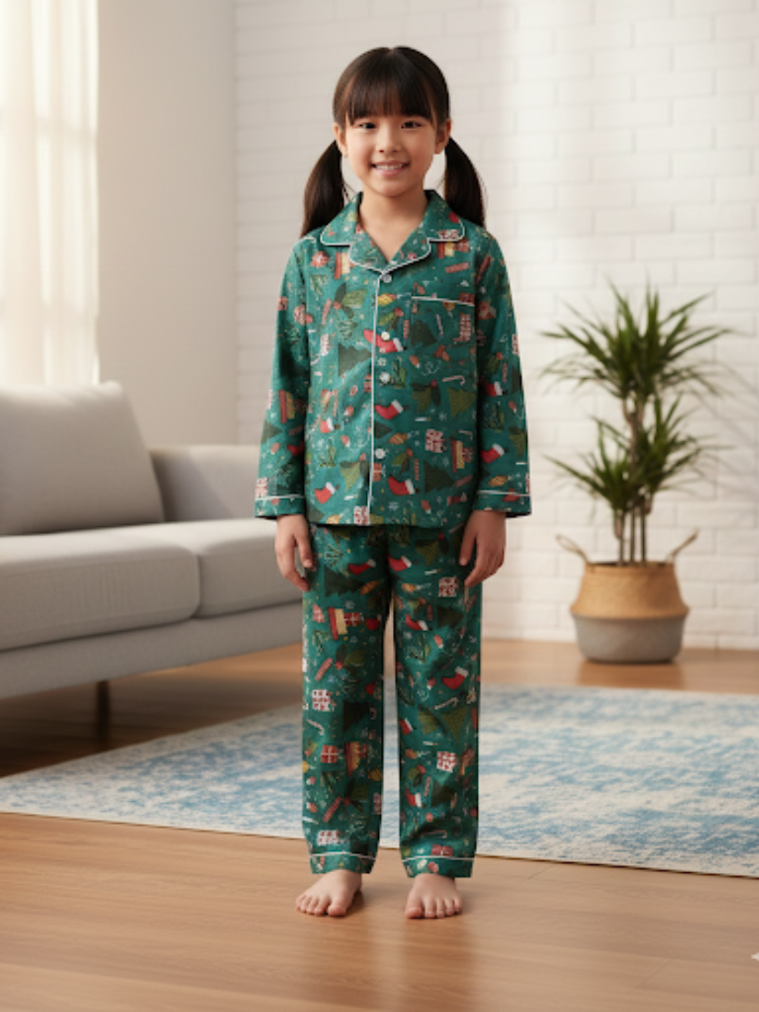 NIMBU | Holly Jolly Kids Unisex PJs in Cotton