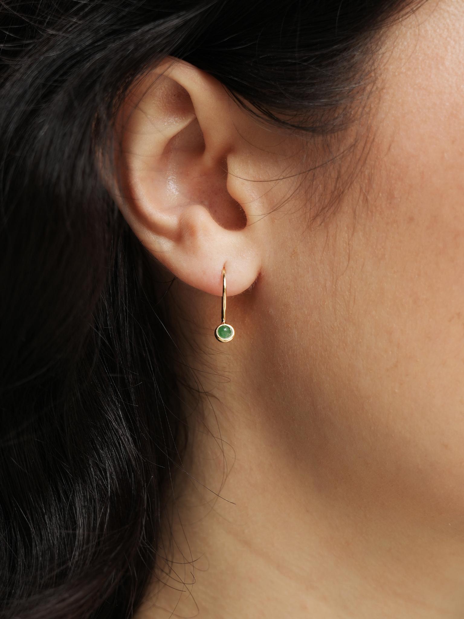 EMBRACE JEWELLERY | Green Whisper Earrings