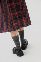 3EIGHTH | Tab Crew Socks In Heather Glitter