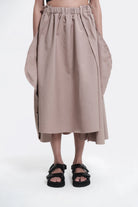 AESTHETIC PLEASURE | Semi Skirt Beige