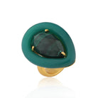 BOHEME BY VERO | Drops Ring | Malachite & Green Onyx