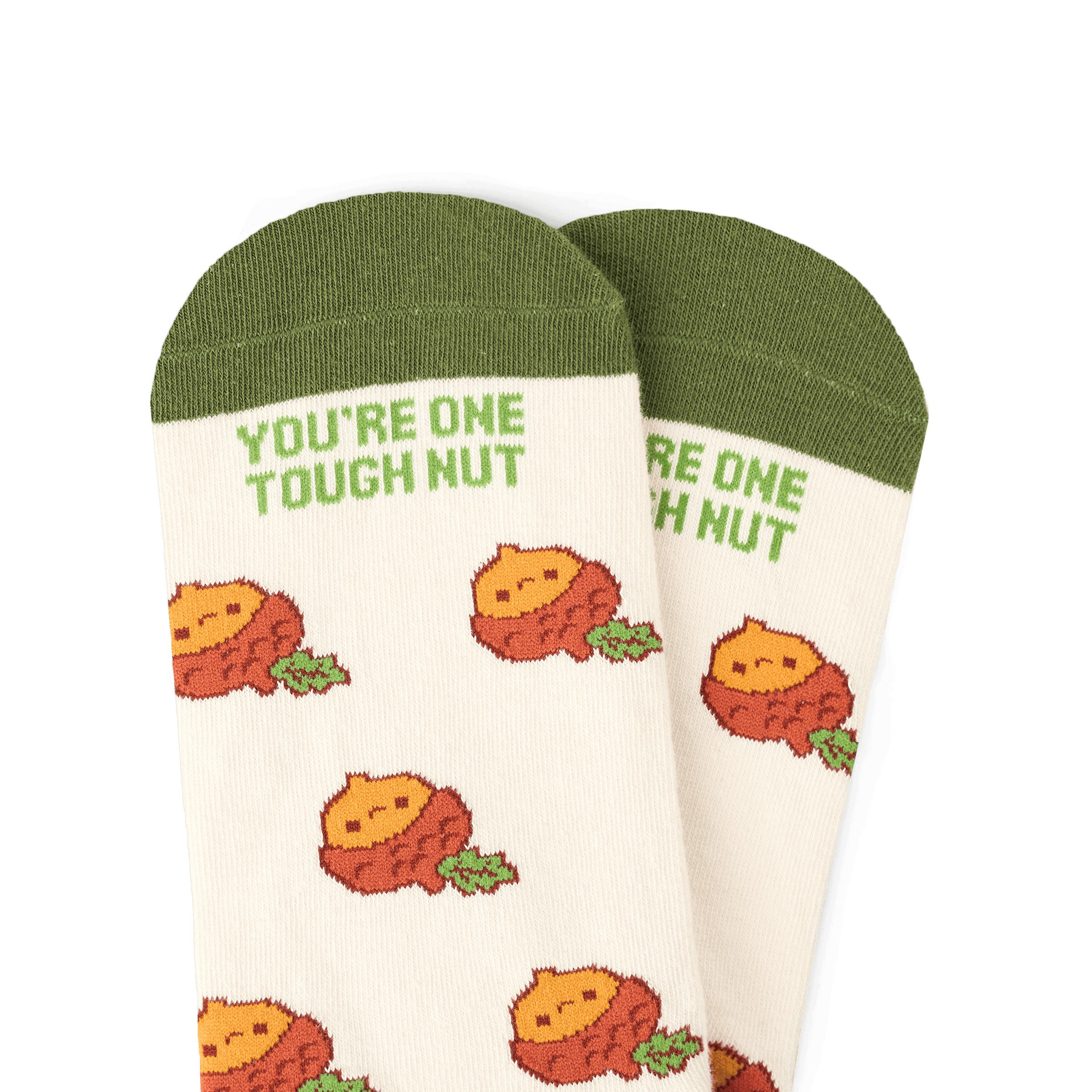 TALKING TOES | Tough Acorn Sock | Cream