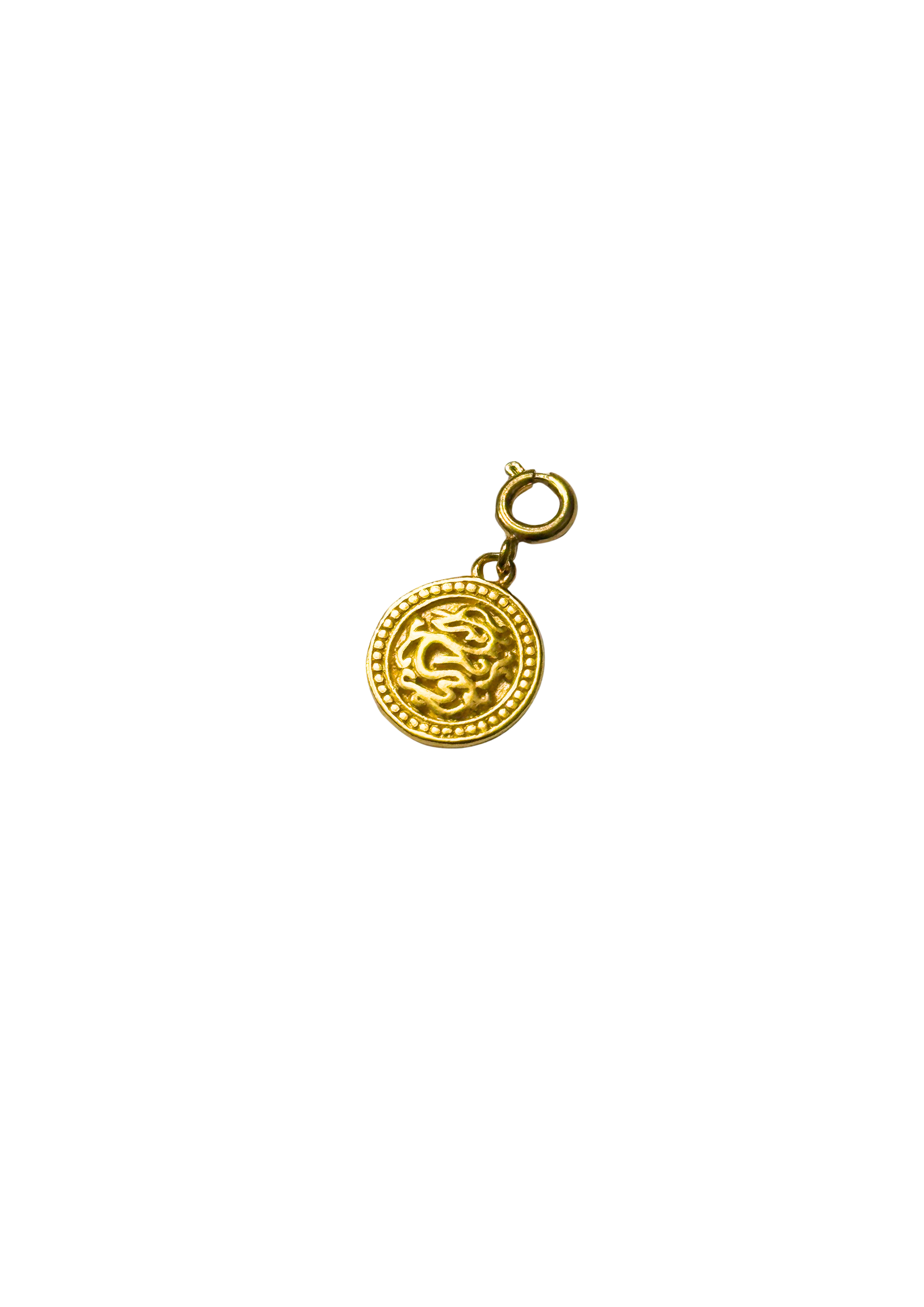 THE ANTECEDENT STORE | P - Round Dragon Motif Pendent
