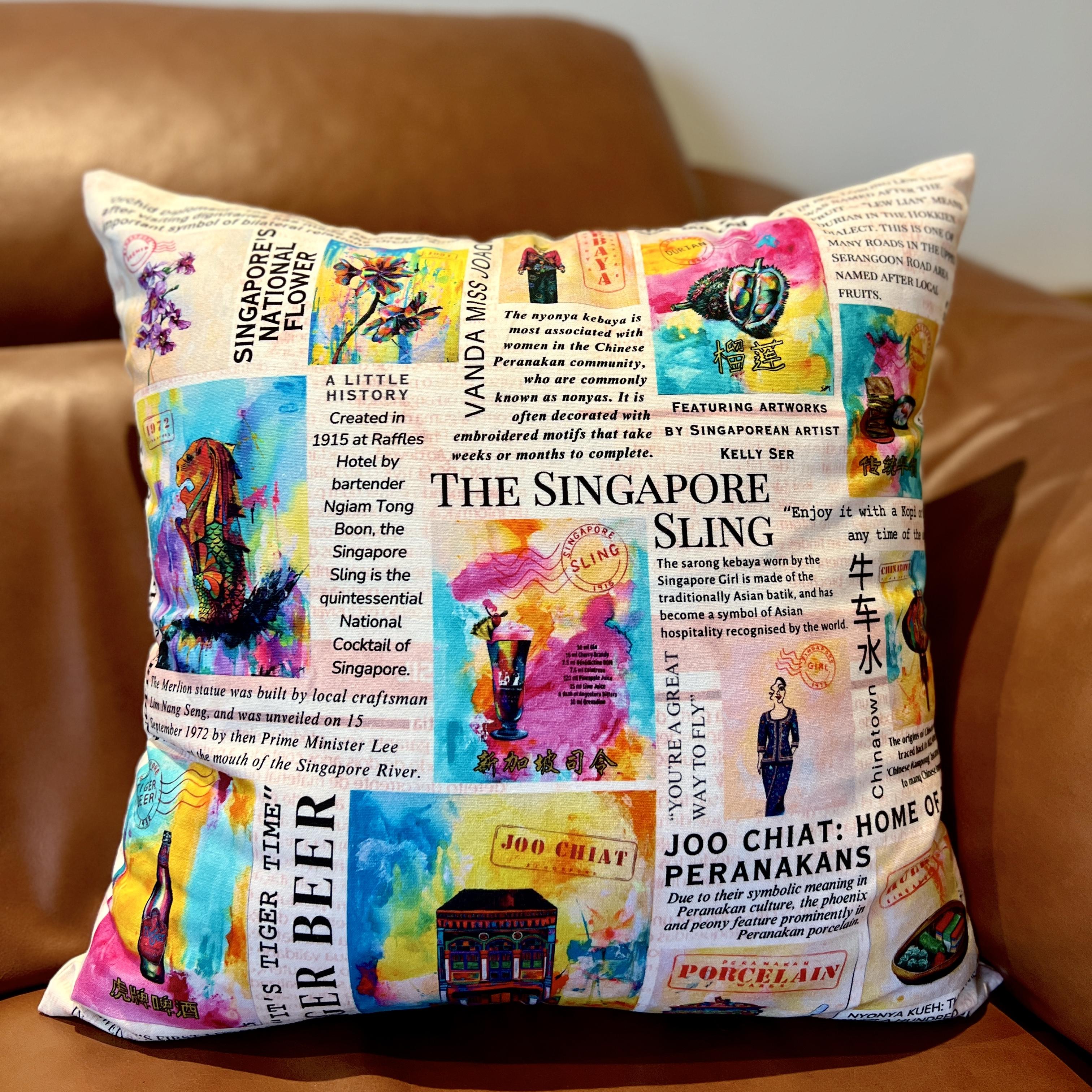 KELLY SER ATELIER | Singapore Story: Cushion cover
