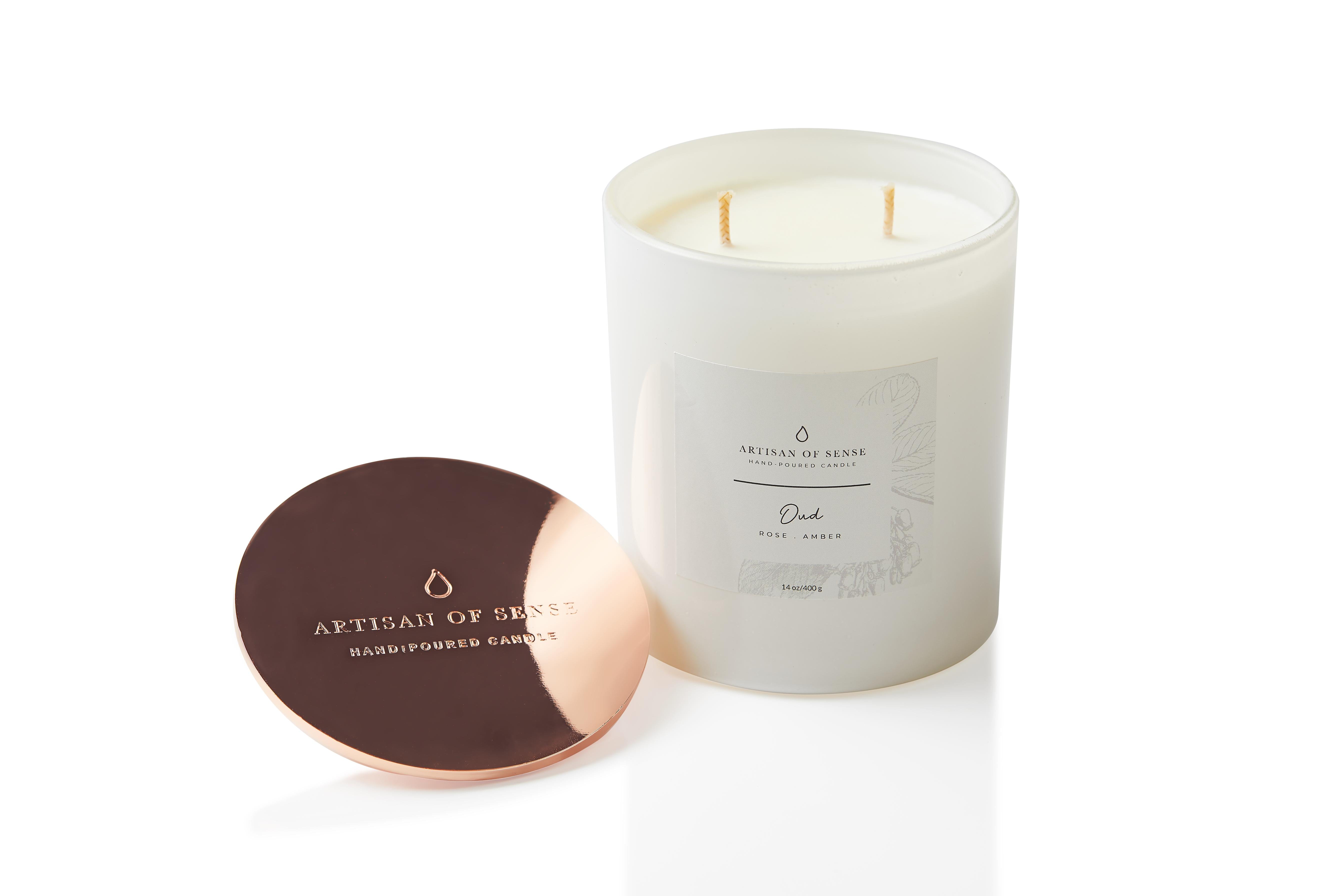 ARTISAN OF SENSE | Classic Soy Candle | Oud. Rose. Amber