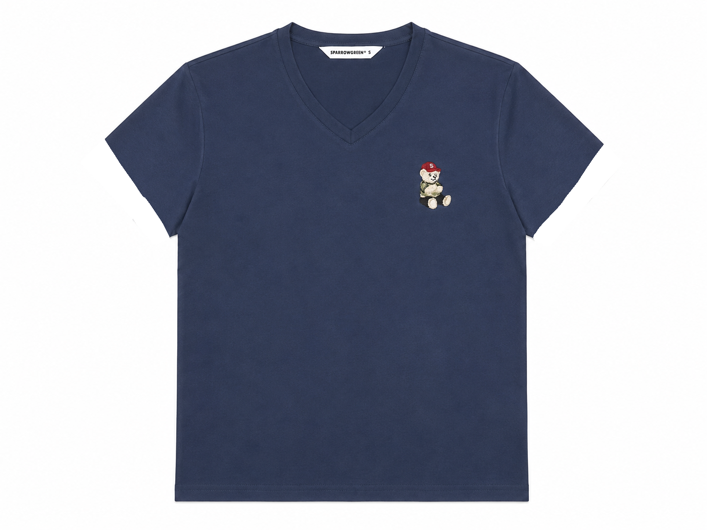 SPARROW GREEN | VIN V-Neck Tee