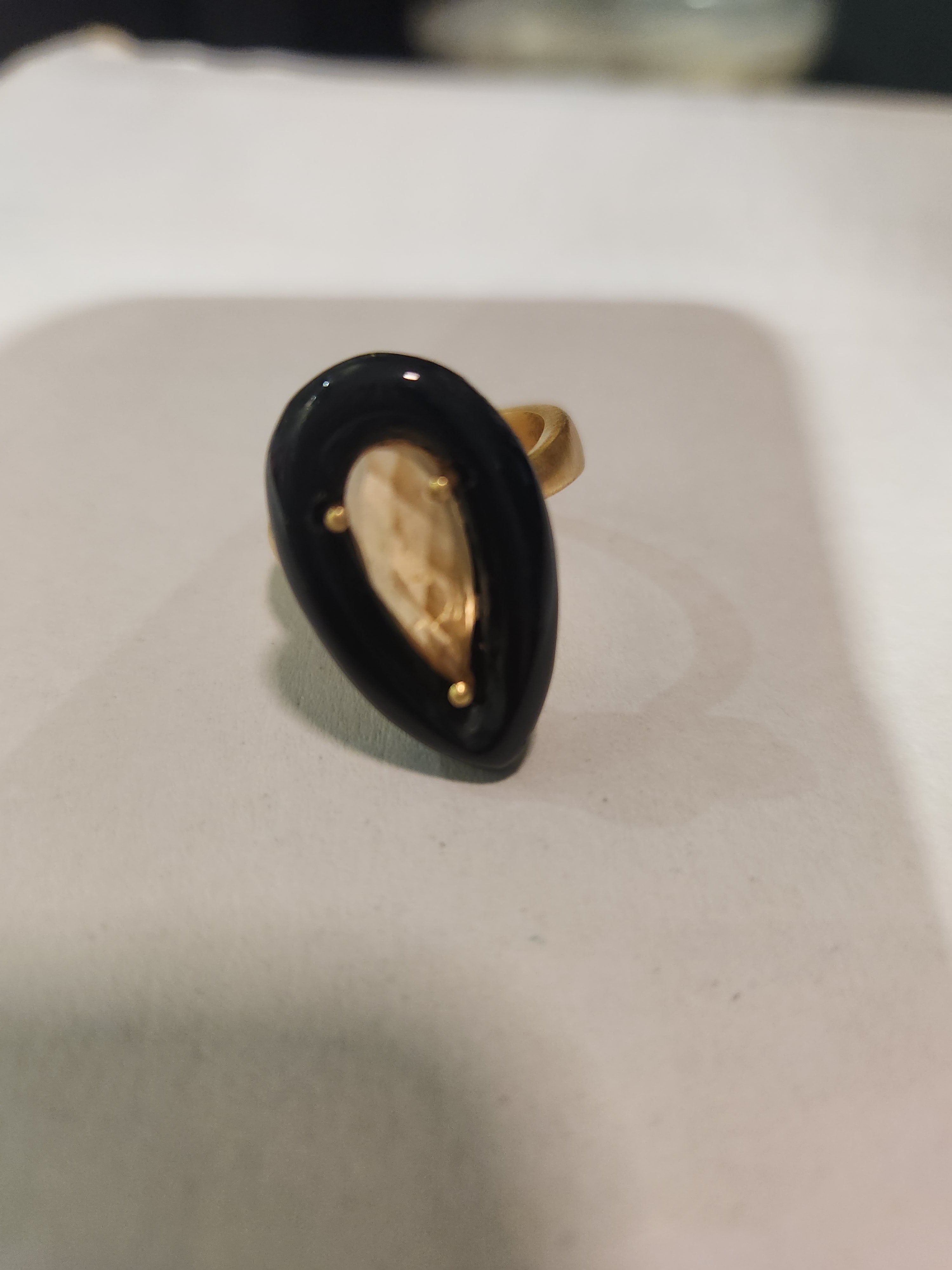 BOHEME BY VERO | Pear/ Rectangle Ring | Small