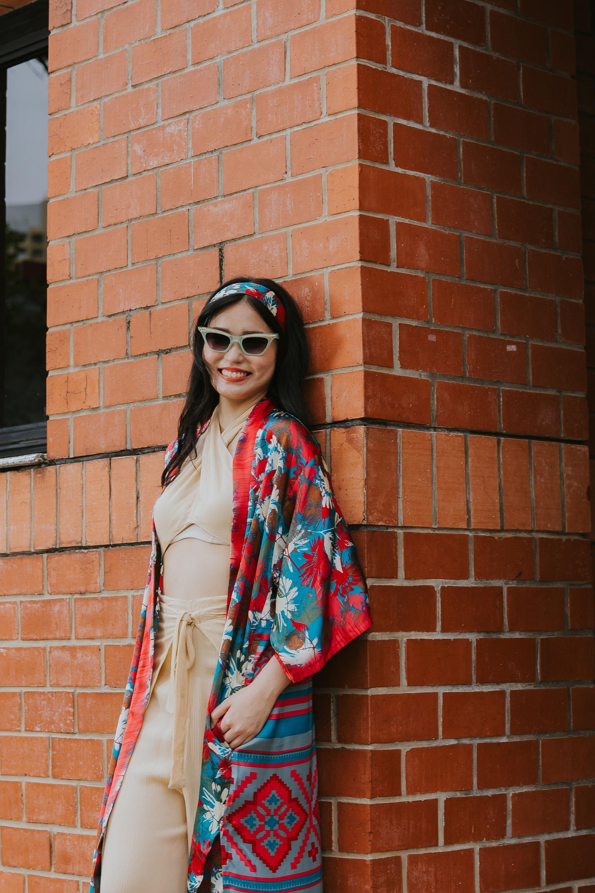 RAJA RANI | Modal Silk Long Kimono