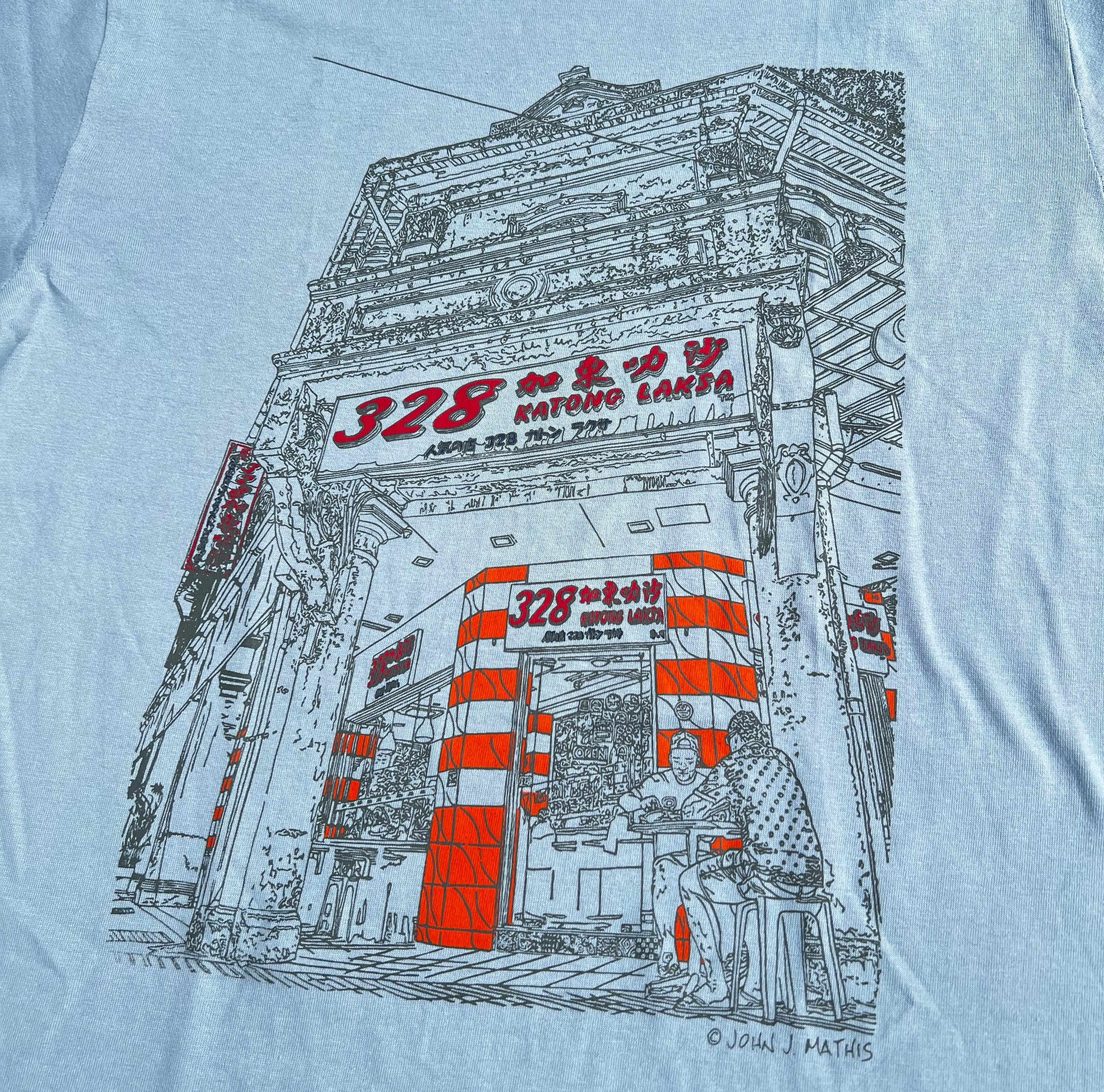 TATSU MAKER WORKS | 328 Katong Laksa T-Shirt (Acid Blue)