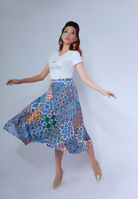 PHOTO PHACTORY | Jiwas Wrap Skirt | Singapore Girl Skirt | Blue