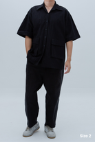 SAERO COLLECTIVE | Boho Overfit Shirt | Black