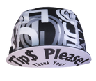 A DESIGN BY TAKACHYA | Cycling Cap - I Am Fast Food Rider (Greyscale)