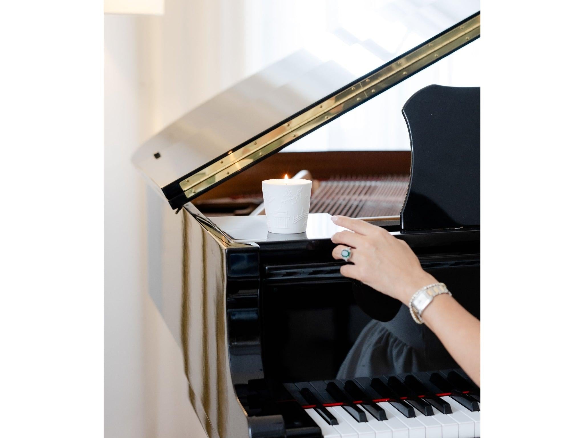 TEMPLE CANDLES | Chinoiserie Ceramic Candle