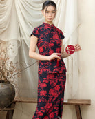 DOTTED LINE | Connie Cheongsam Top