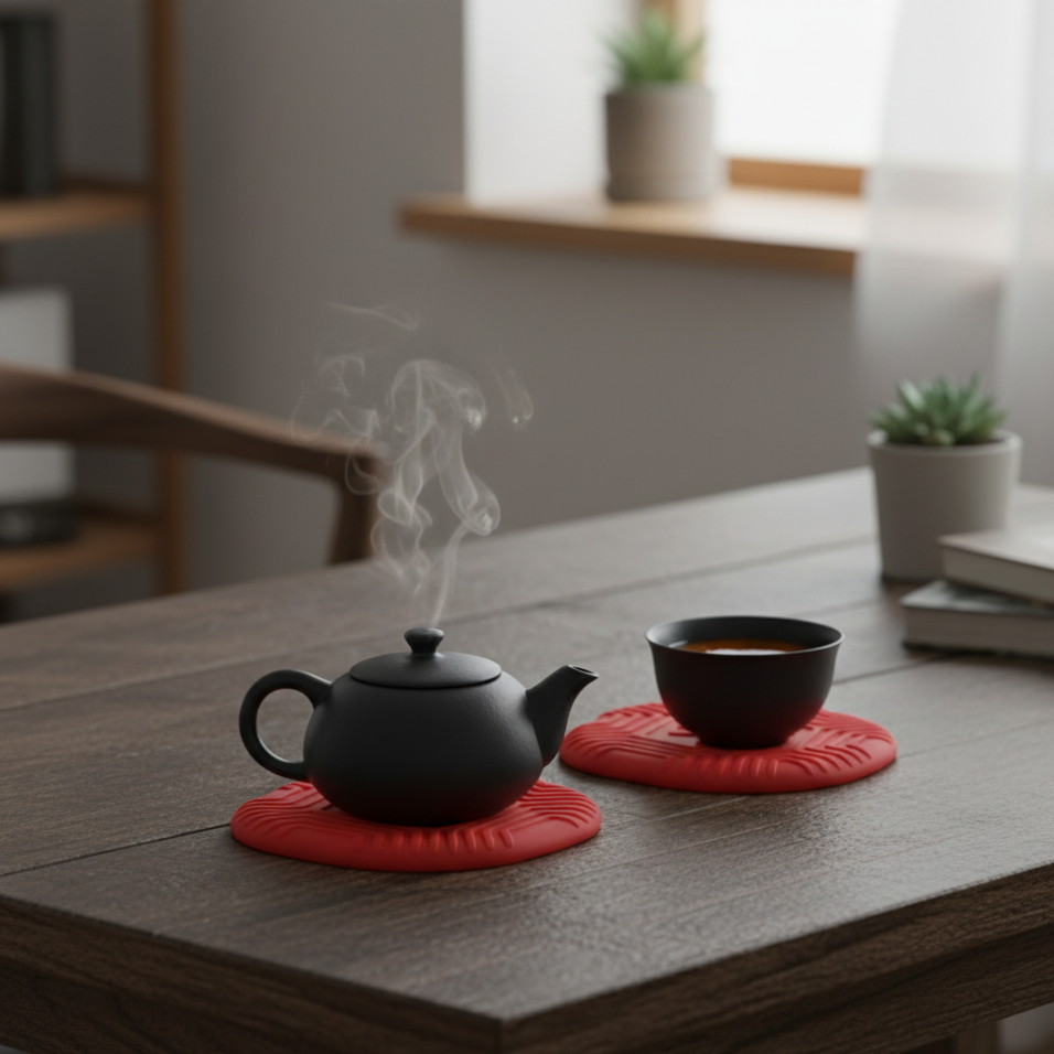 NOM | Ang Ku Kueh Coasters (Set of 2)