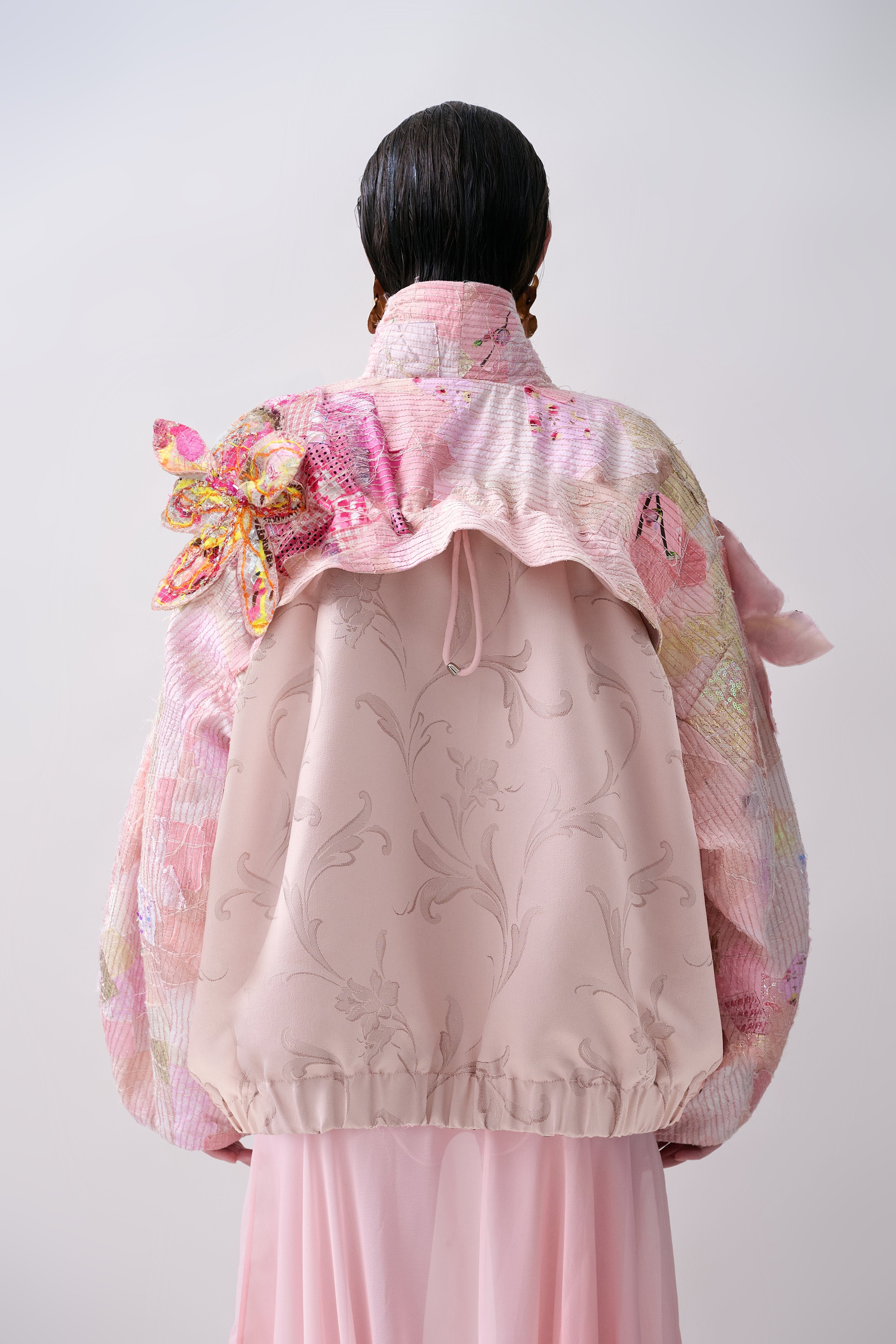 KHAAR | March Flower Bomber Jacket