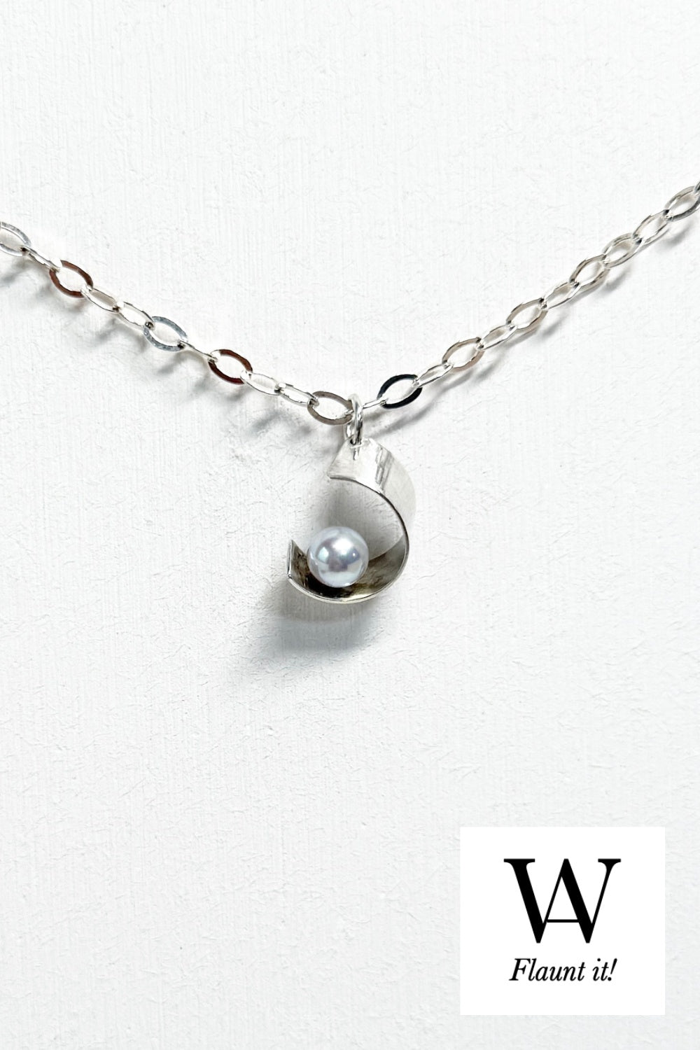 CREATIVE JEWELLERY STUDIO | Moonlight Silver Necklace of WA by Sylvia