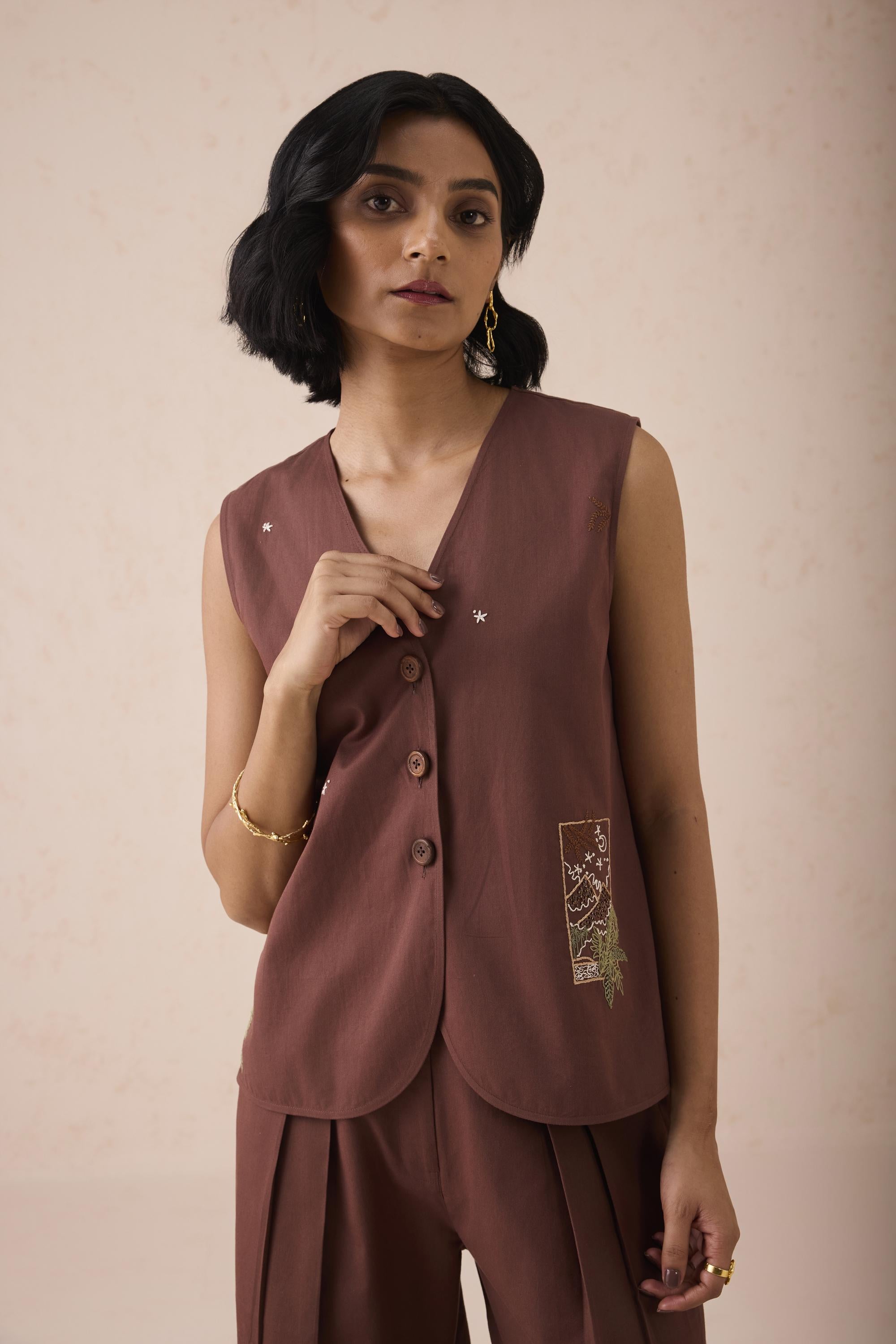 SUI | The Bright Beginnings Organic Cotton Waistcoat