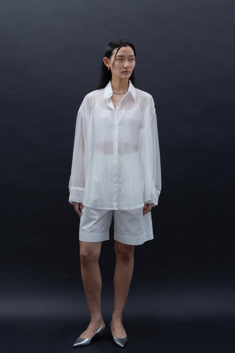 SAERO COLLECTIVE | Malgeun Tencel Shirt White