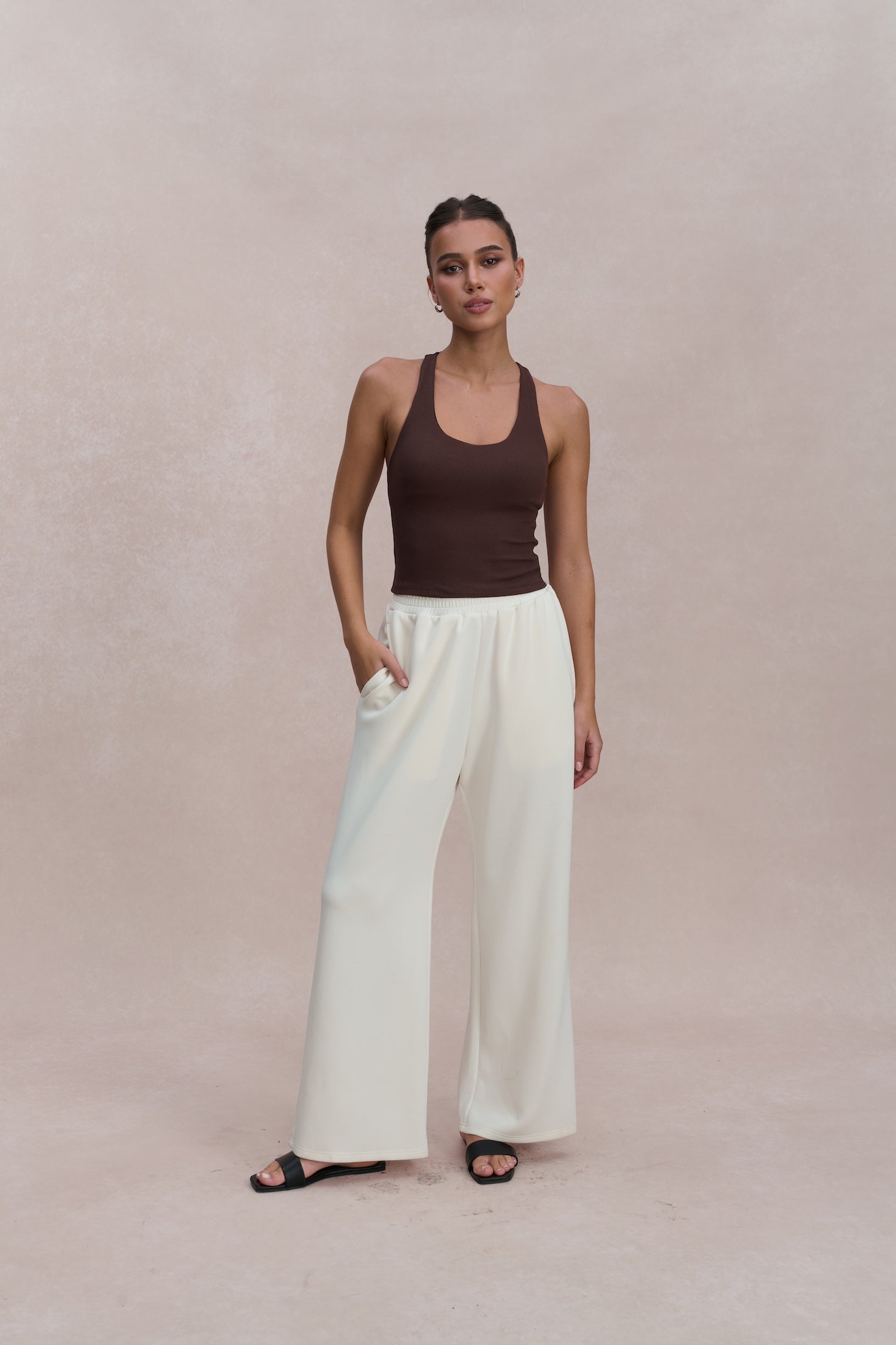 EMVY | Rae Padded Top - Brown
