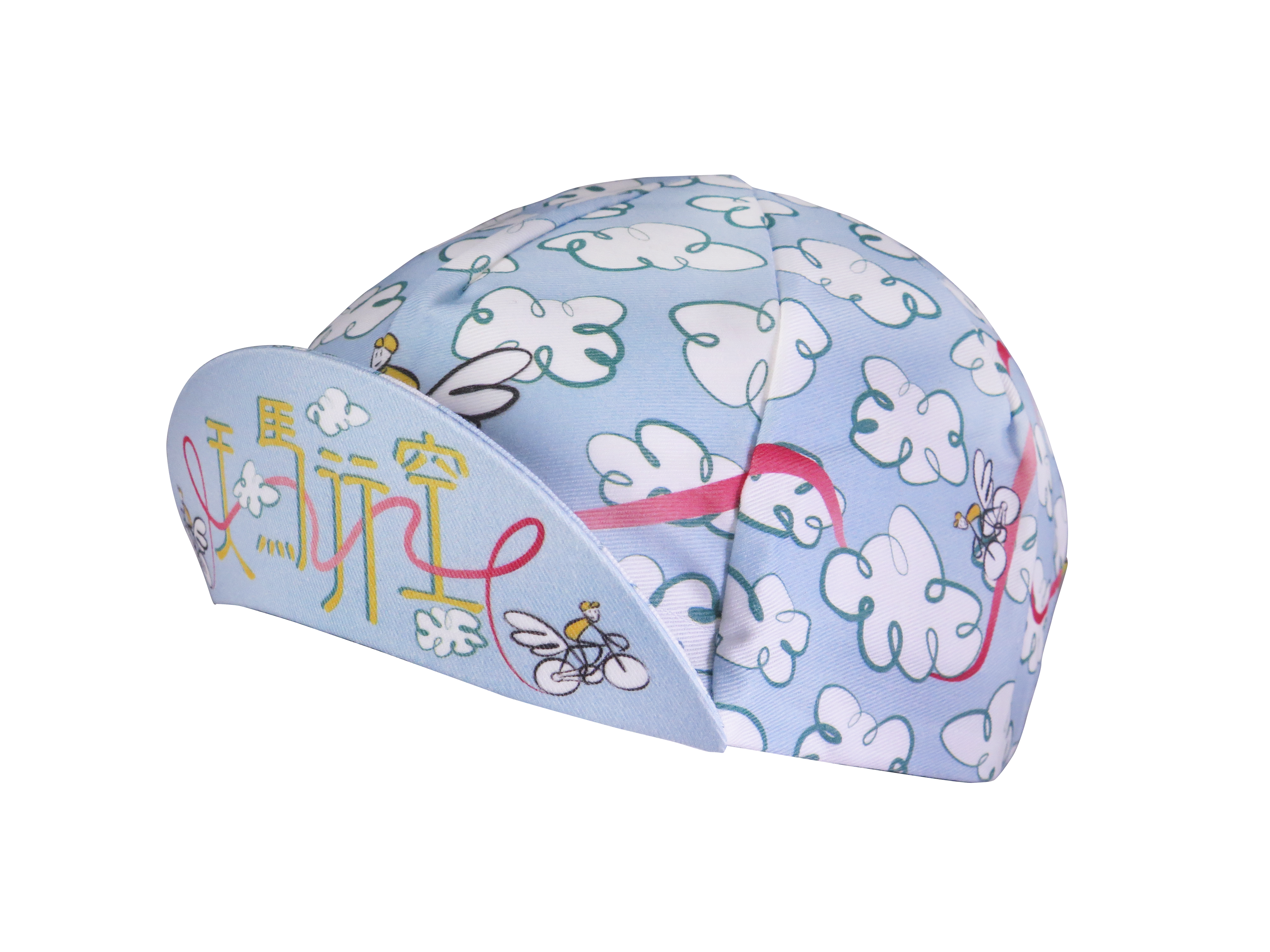 A DESIGN BY TAKACHYA | Cycling Cap - Flying Unicorn Sky Blue